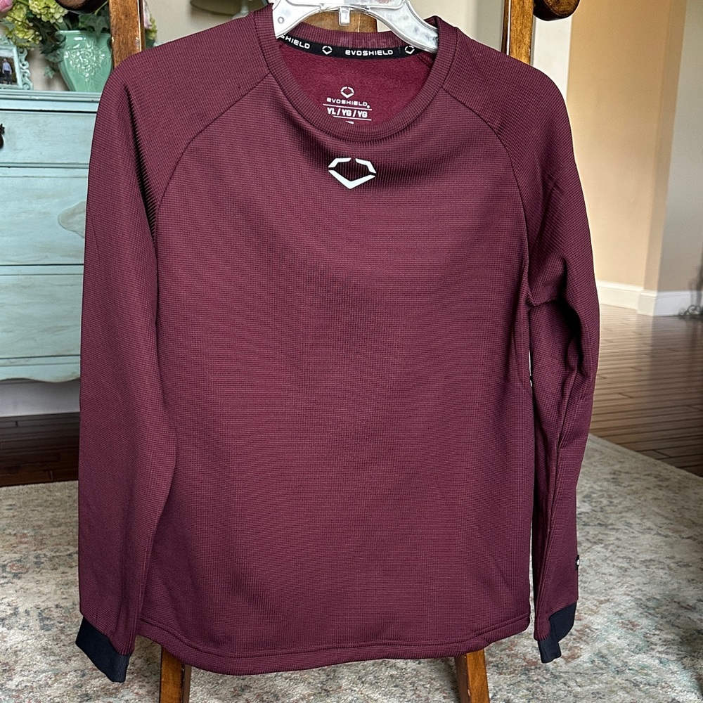 EvoShield Maroon Kids Sweatshirt